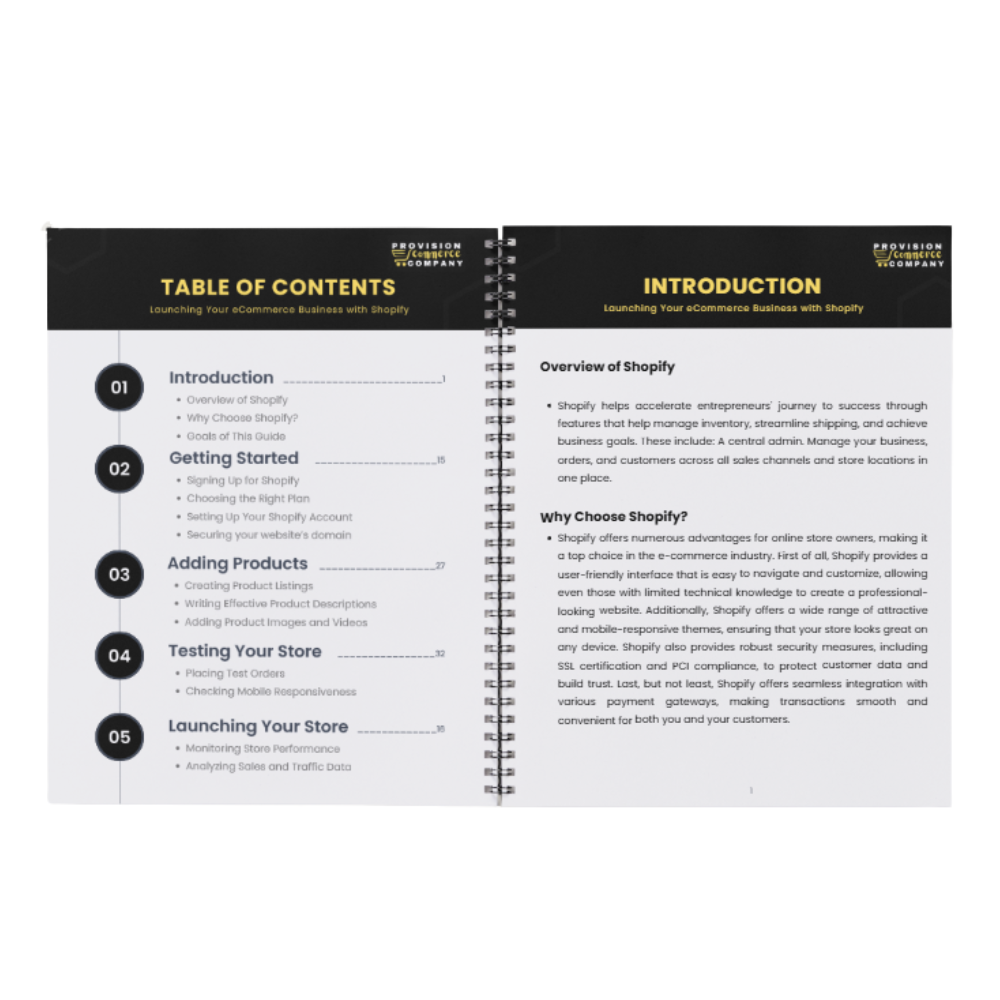 Launching Your Ecommerce Business With Shopify