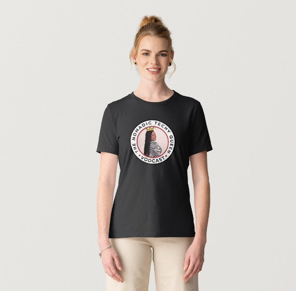 Nomadic Techy Queen Branded - T-Shirt
